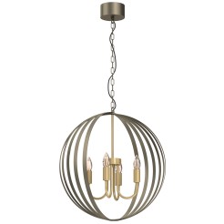 żyrandol  titanium gold/gold 4xE14 8975