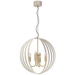 żyrandol  beige/gold 4xE27 8976