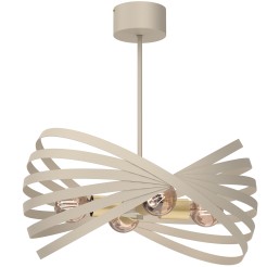 żyrandol  beige/gold 4xE27 8993
