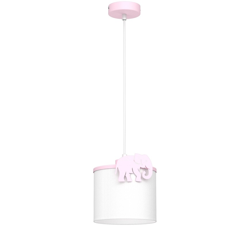 żyrandol  Elephant pink, shade dia 180/h 150 white 1xE27 9451