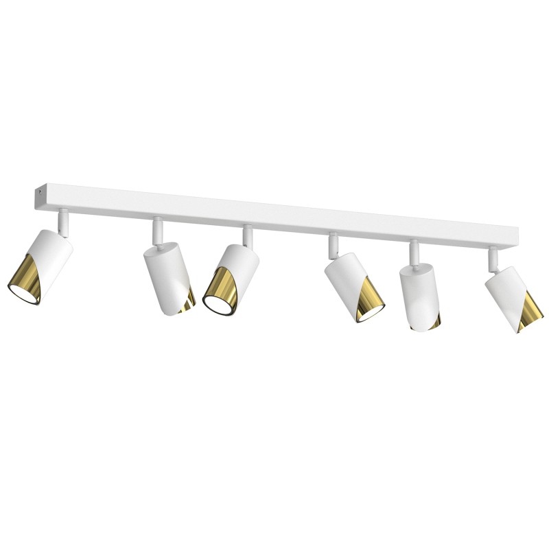 spot  line bar 900, white/gold 6xGU10 9653