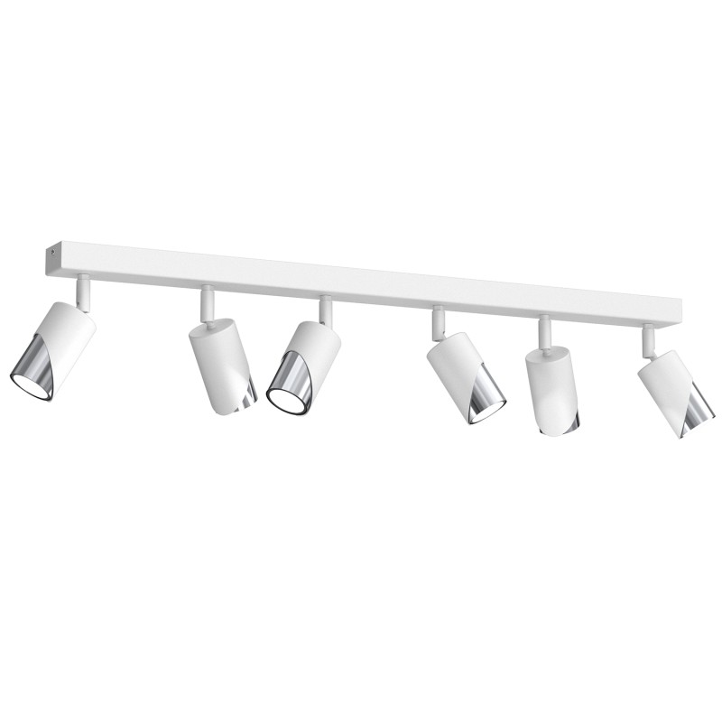 spot  line bar 900, white/chrome 6xGU10 9662