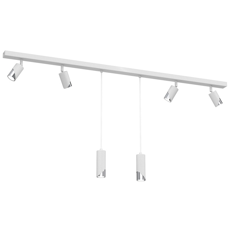 spot  line bar 1500, white/chrome 6xGU10 9664