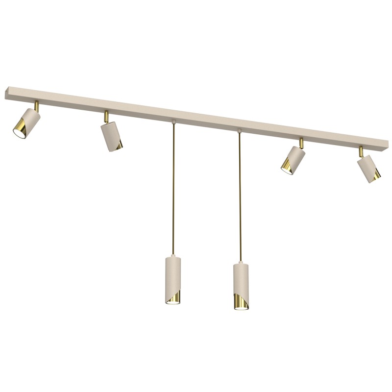 spot  line bar 1500, beige/gold 6xGU10 9682