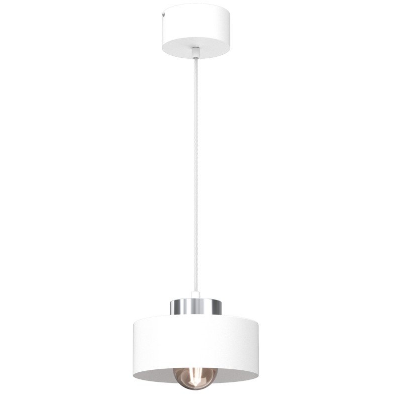 żyrandol  white/chrome 1xE27 9843