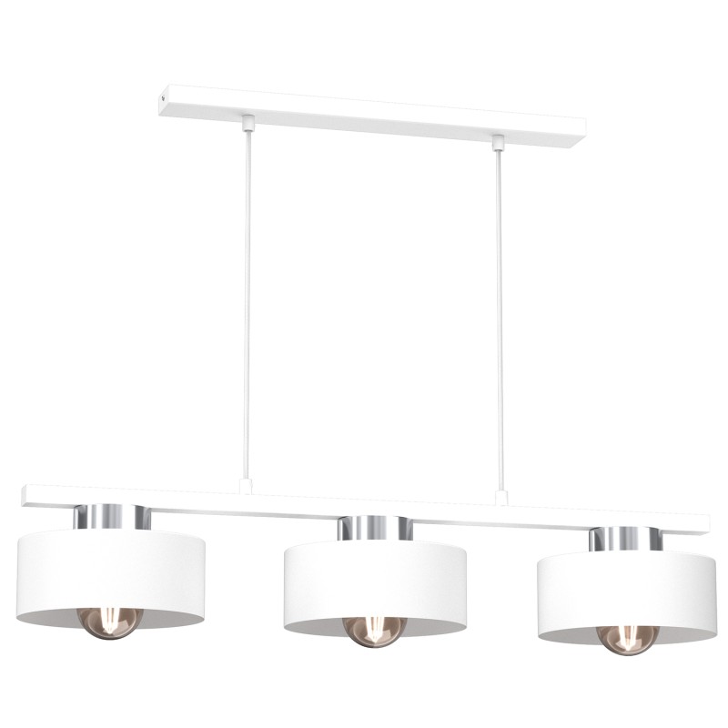 żyrandol  white/chrome 3xE27 9844