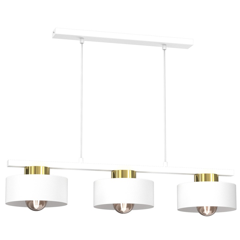 żyrandol  white/gold 3xE27 9849