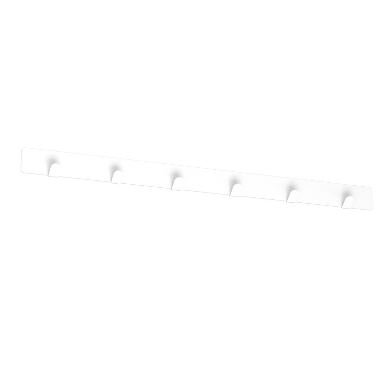 wall towel hanger 60 cm - multiple - 6 rack, white 9859