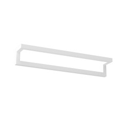 wall towel hanger 40 cm - single, white 9869