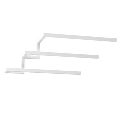 wall towel hanger 58 cm - tripple, white 9877