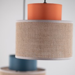 DUO JUTA MIX LAMPA WISZACA 3 KOŁO 2759