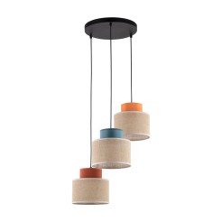 DUO JUTA MIX LAMPA WISZACA 3 KOŁO 2759