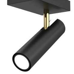 spot  black/gold 1xGU10 4317