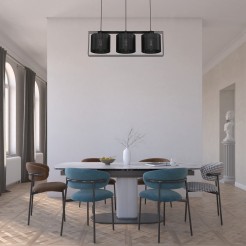 żyrandol  black/loft shade black 3xE27 4457