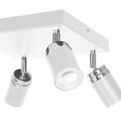 Plafon Luminex white/chrome 5139