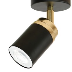 Plafon Luminex black/gold 5163