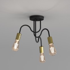 plafon  black/gold 3 7993