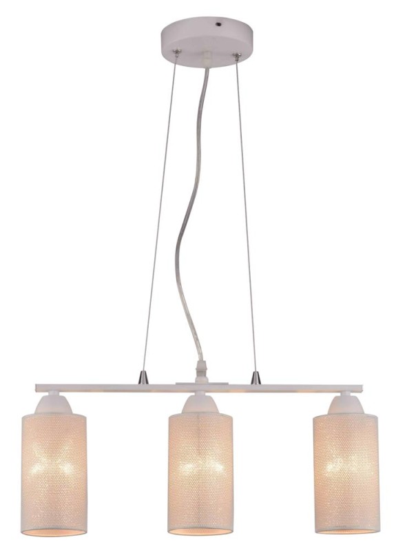 INDIRA LAMPA WISZĄCA 3X40W E14 BIAŁY 33-58607