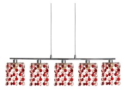 CLASSIC ZWIS 5X40W G9 CZERWONY 35-59300
