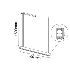 Lampa wisząca Isaseki - Biała (900 mm) 3000K 1945 Antigo