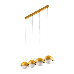 BONO OCHRA LAMPA WISZĄCA 4 LISTWA 10267