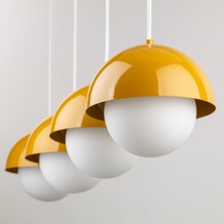 BONO OCHRA LAMPA WISZĄCA 4 LISTWA 10267