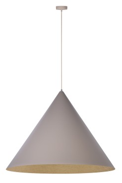 Vesuvio taupe/złoty L 3xE27  41060