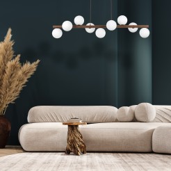 ESTERA WOOD ORZECH LAMPA WISZACA 9  10273