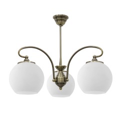 ORBIT LAMPA WISZĄCA 3X60W E27 PATYNOWA MIEDŹ 33-69351
