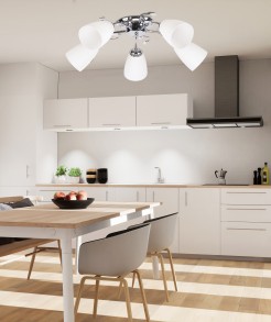 URSELLA LAMPA SUFITOWA 5X40W E14 BIAŁY 35-79220