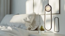 LACRIMA lampa wiszaca czarny 10cm 15W LED 3000K maskownica biała 31-35585
