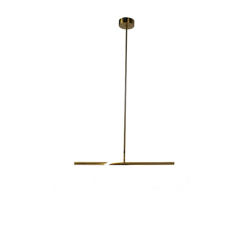 SUPREME lampa wiszaca 100cm złoty 22W LED 3000K biały 31-35615