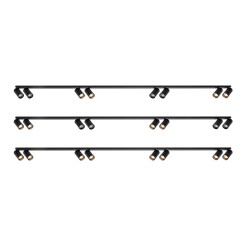 Oprawa Hero Spot Czarny 8xGU10 ML1484