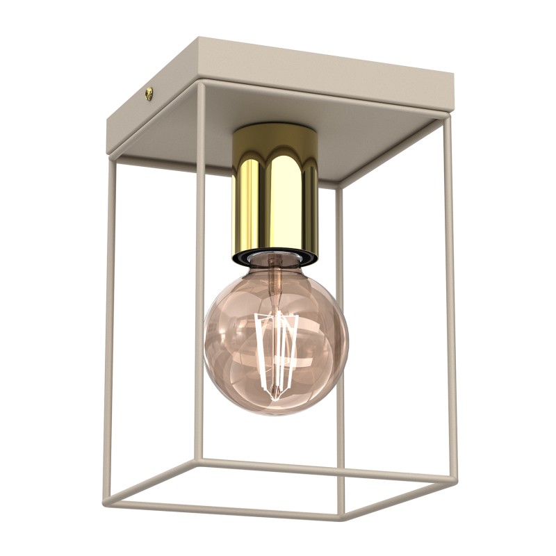 plafon  beige/gold 1xE27 4336