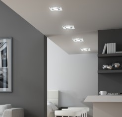 SSU-13 CH/WH MR16 CHROM  oczko sufitowe  lampa sufitowa  KWADRATOWA   SZKŁO BEZBARWNE 2263069