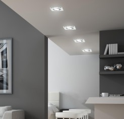 SSU-13 CH/WH MR16 CHROM  oczko sufitowe  lampa sufitowa  KWADRATOWA   SZKŁO BEZBARWNE 2263069