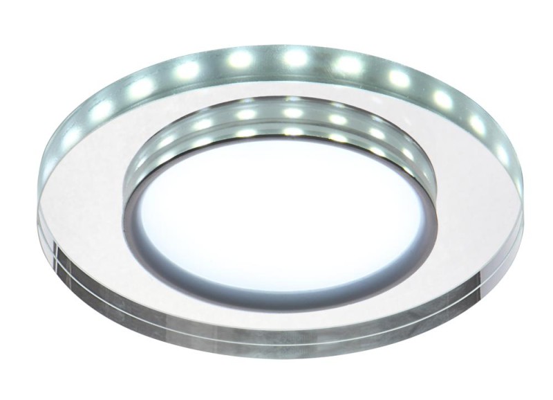 SSP-23 CH/TR+WH 8W LED 230V RING LED BIAŁY oczko sufitowe  lampa sufitowA STAŁA  OKRĄGŁA  SZKŁO TRANSPARENTNE 2263908