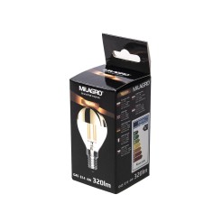 Żarówka Filamentowa LED 4W G45 E14 2700K TOP GOLD ML1366