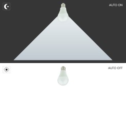 Żarówka LED 9W A60 E27 3000K Zmierzchowa EK8048