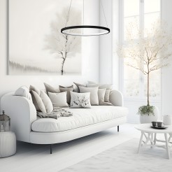 Lampa wisząca HOOP BLACK 27W LED ML1541