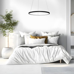 Lampa wisząca HOOP BLACK 27W LED ML1541