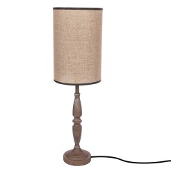 CARDINALE lampa sto³owa h-67 cm ciemny szary 1x40 E27 aba¿ur ciemny lniany 41-40084