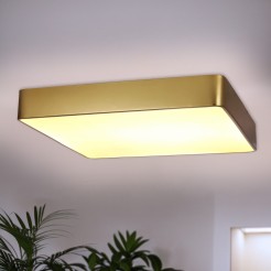 QUATTRO LAMPA PLAFON KWADRATOWY 30X30 12W LED ZŁOTY IP44 10-81940