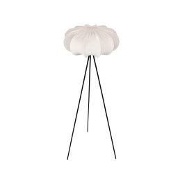 CAFEE' lampa pod³ogowa czarny 1x40W E27 aba¿ur 52/23 latte 51-42033