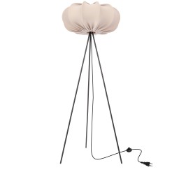 CAFEE' lampa pod³ogowa czarny 1x40W E27 aba¿ur 52/23 frappe 51-42040