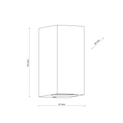 AXIS GRAY KINKIET 2XGU10 10970