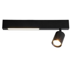 Lampa Sufitowa Magnet 9W+1xGU10 3000/4000K Czarny ML1130