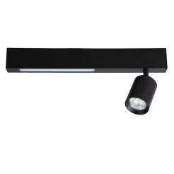 Lampa Sufitowa Magnet 9W+1xGU10 3000/4000K Czarny ML1130