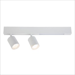 Lampa Sufitowa Magnet 9W+2xGU10 3000/4000K Biały ML1133