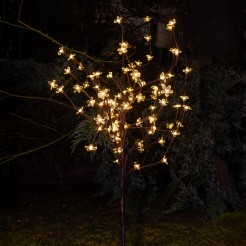 Lampa Solarna Tree 120cm RGB+3000K IP44 EKO1448